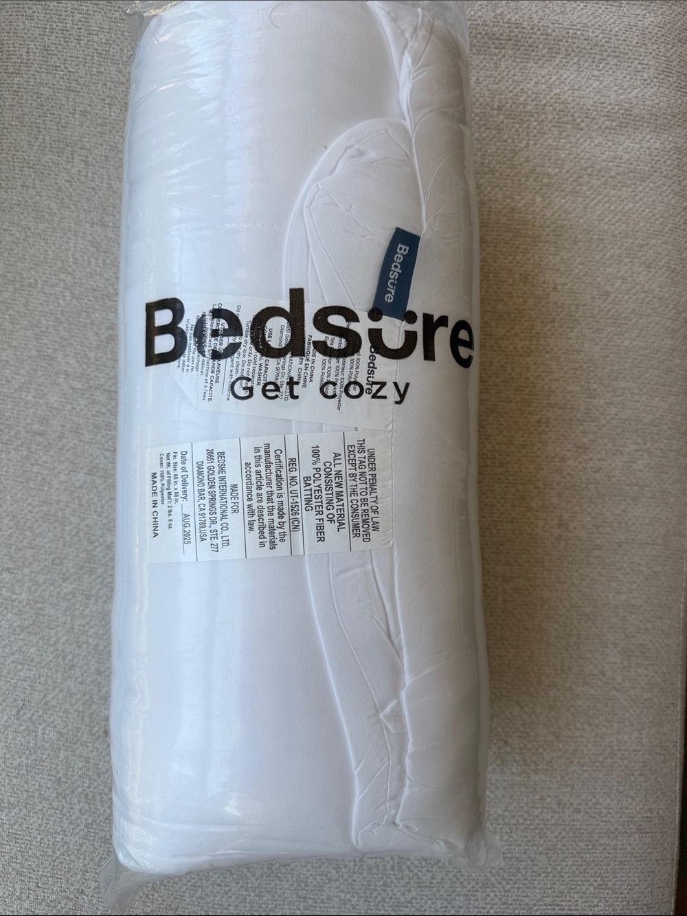 NWT Bedsure Duvet Inserts/Down Alternative Comforter- 3 available(Queen & Twin)